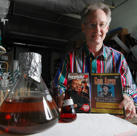 Mark Griep, assistant professor of chemistry, has studied the role chemistry has played in movies, from 