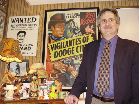 Wayne Babchuk has collected a basement full of cowboy memorabilia. The collection includes numerous items from the 1940s to 1960s...