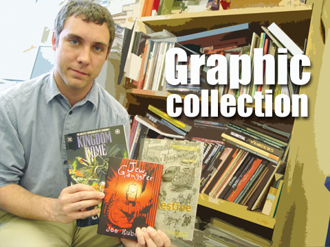COMICS COLLECTION - Richie Graham, digital learning librarian/assistant professor for University Libraries, is expanding the libraries' graphic novel and comic...