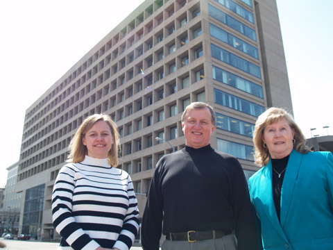 RECENT MOVE - UNL's Employee Assistance Program moved into the Wells Fargo Building, 1248 O St., on April 1. Pictured in...