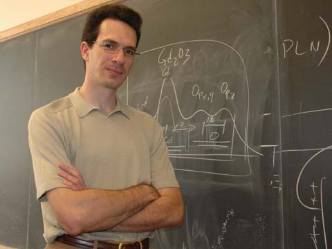 SPINTRONIC AWARD - Kirill Belashchenko, assistant professor of physics, received a $100,000 Cottrell Award from the Research Corporation. The award will...